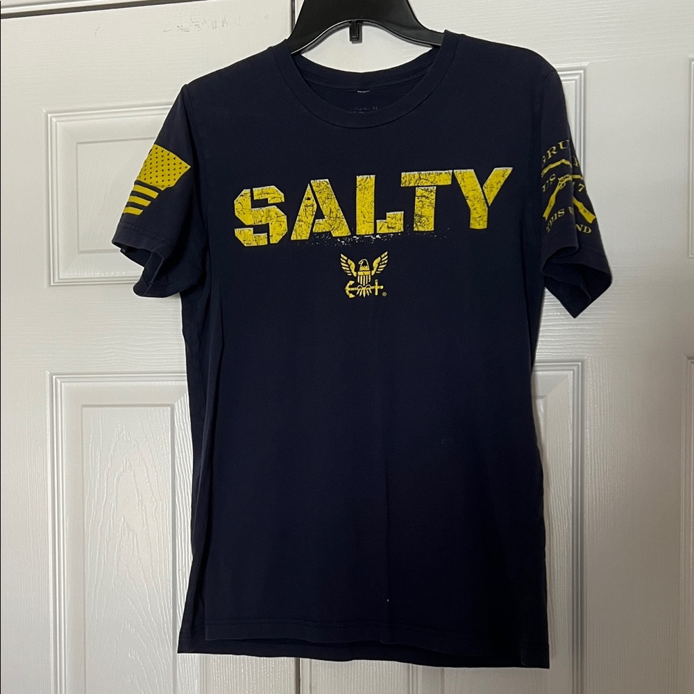 Grunt Style Navy and Yellow Salty Tee